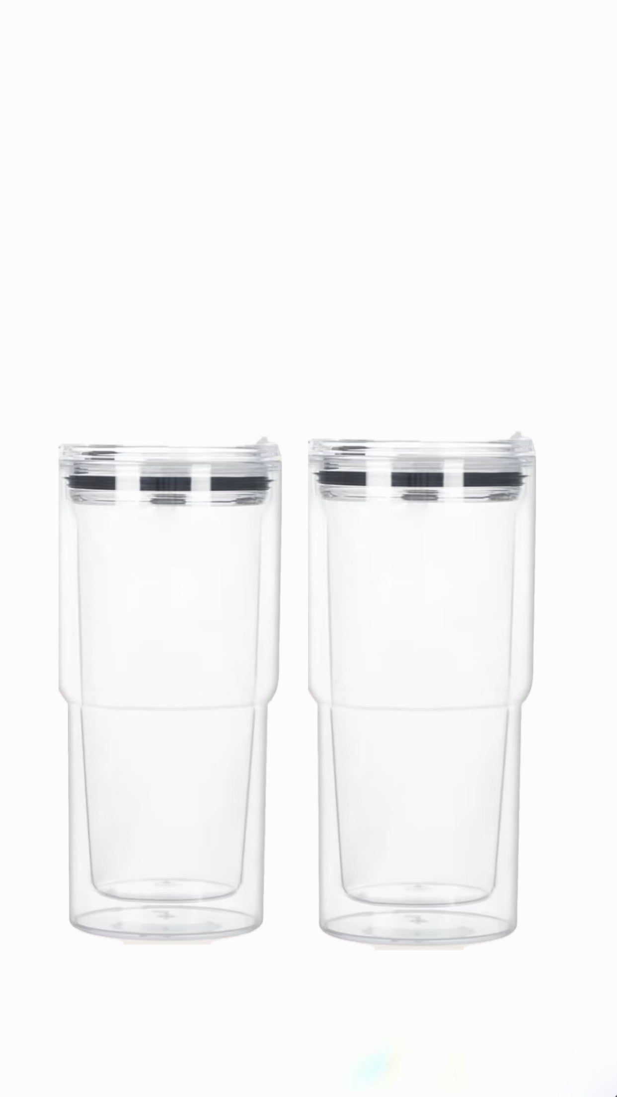 18oz Coffee cup clear