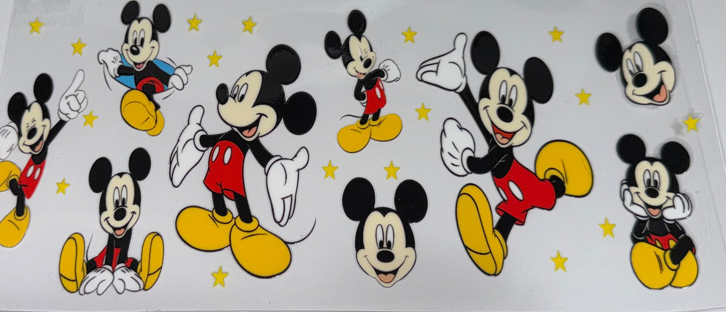 Mickey Mouse and stars decal