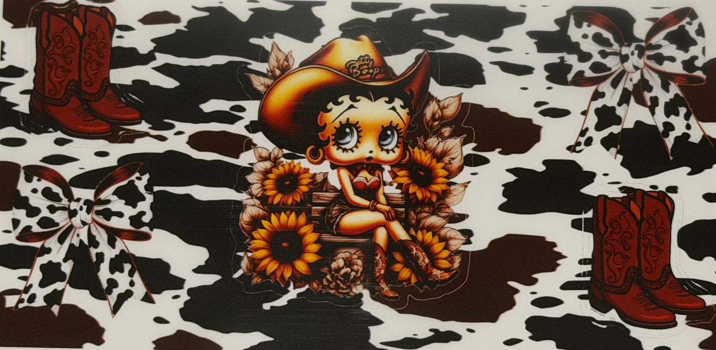 Country Betty boop decal