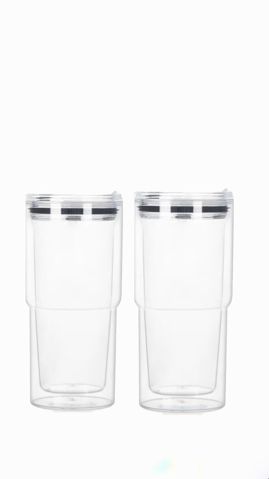 18oz Coffee cup clear