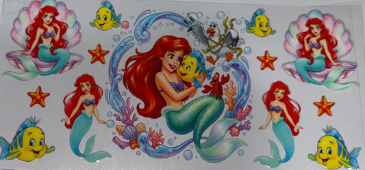 Little mermaid decal