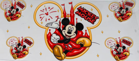 Red Lava Mickey Mouse decal