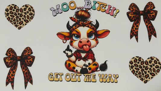 Get out the way decal